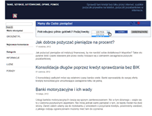 Tablet Screenshot of kredytybezbik.blogi.com.pl